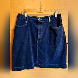 Blue Willis jean stretchy skirt
